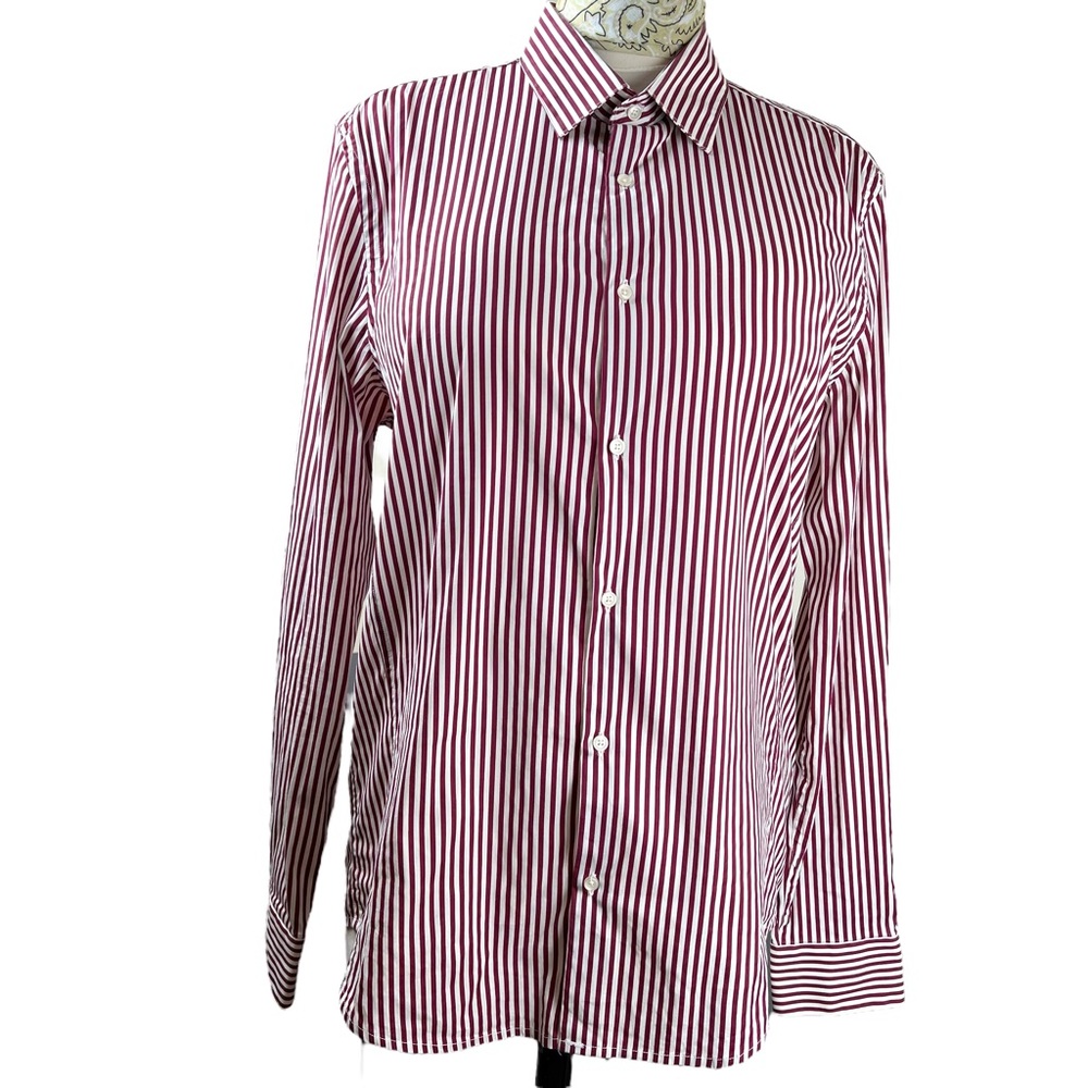 DENIM & FLOWER Mens Button-Up Shirt
